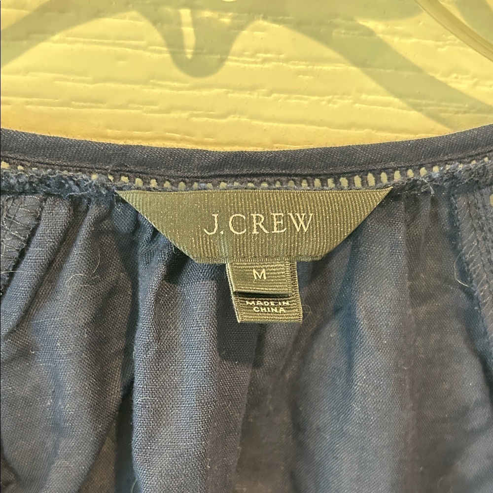J. Crew Navy and Green Maxi Dress - Picture 2 of 4